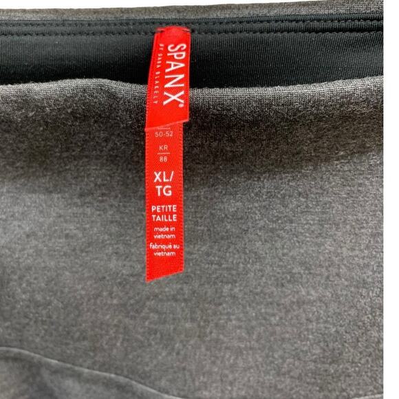 SPANX Dark Gray Leggings‎ SZ XL Petite - Picture 2 of 4